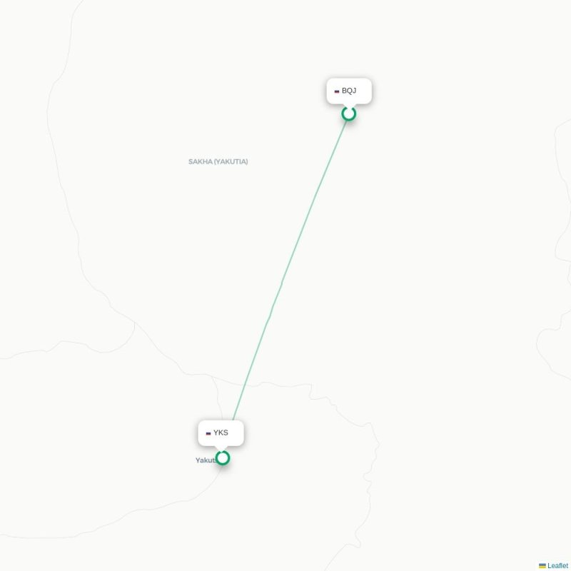 BQJ - YKS route map