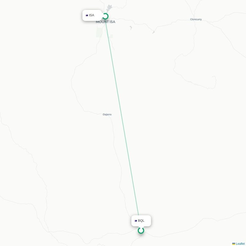 BQL - ISA route map