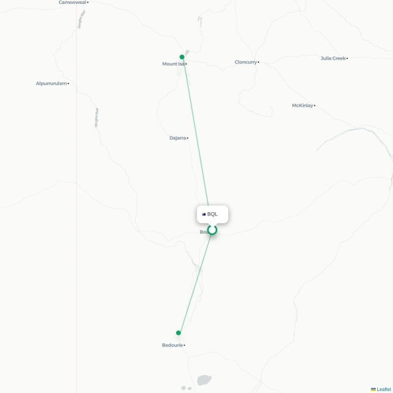BQL - BEU route map