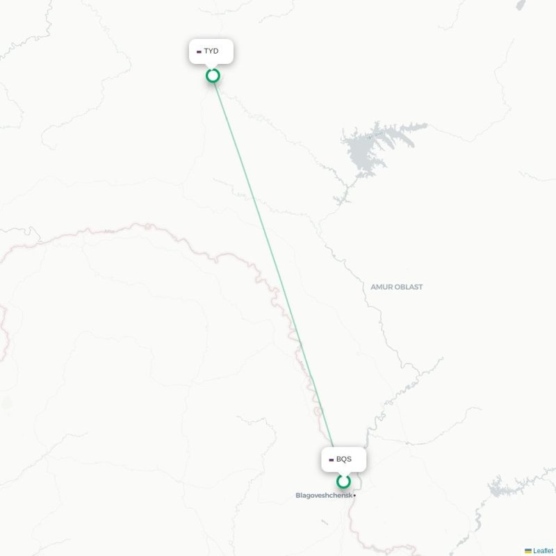 BQS - TYD route map