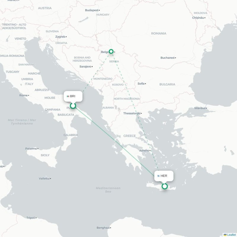 BRI - HER route map