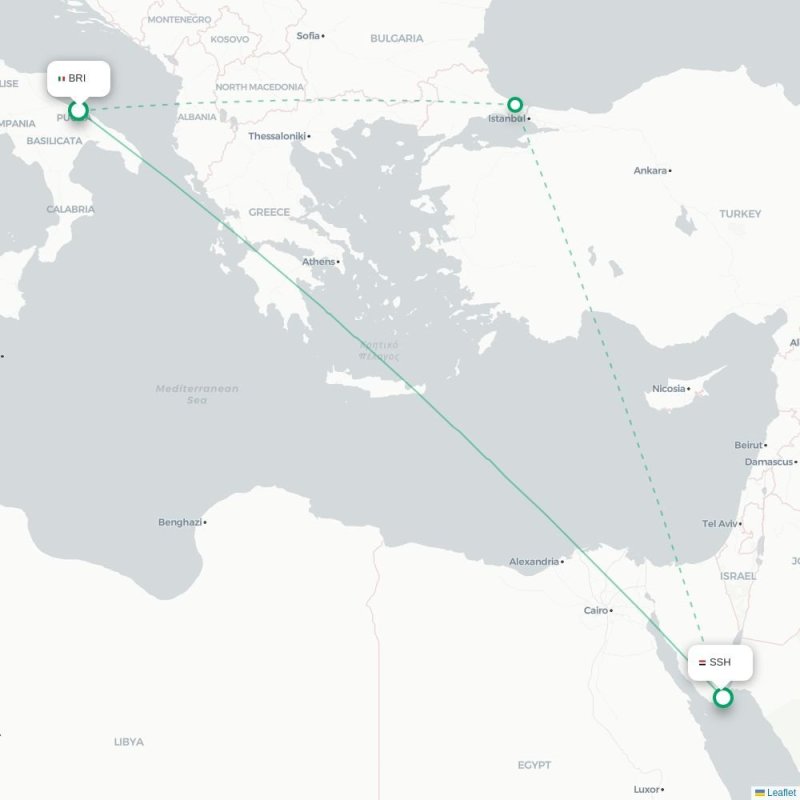 BRI - SSH route map
