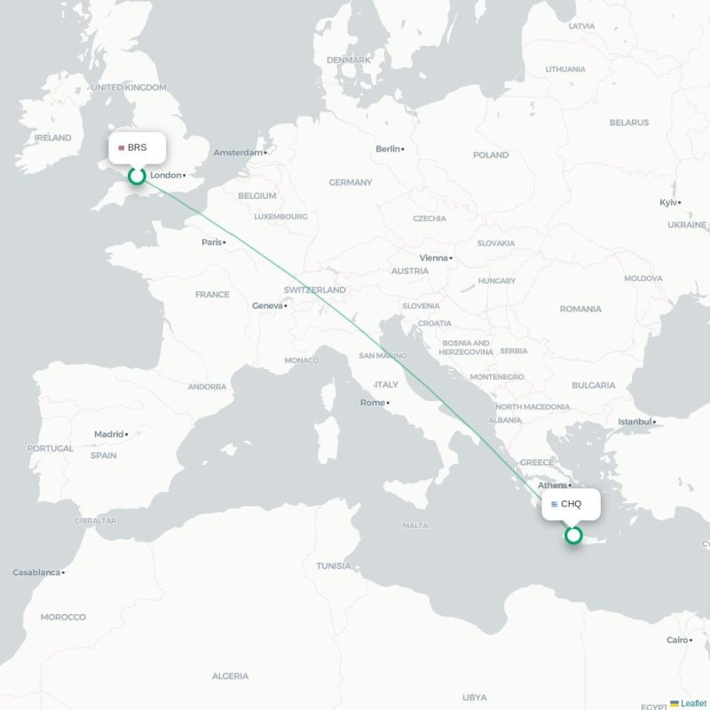 BRS - CHQ route map