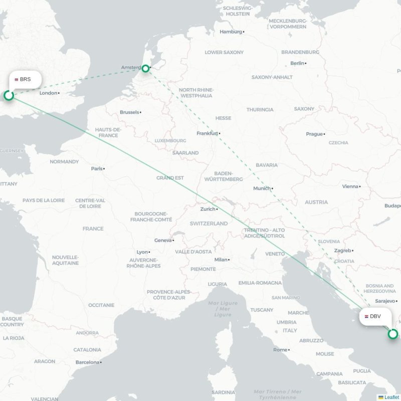 BRS - DBV route map