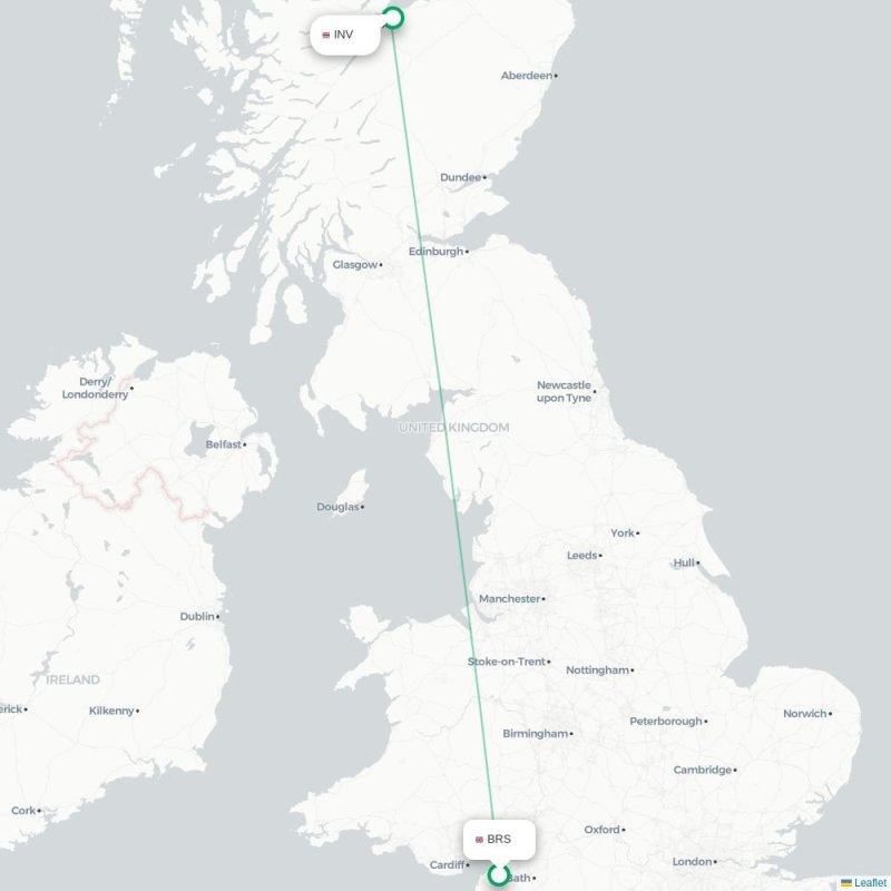 BRS - INV route map
