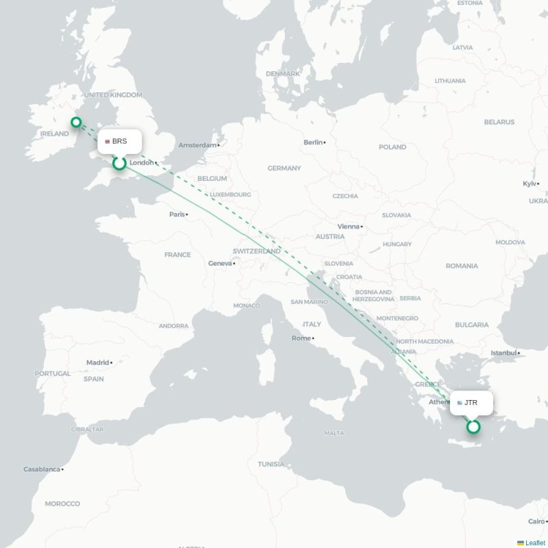 BRS - JTR route map