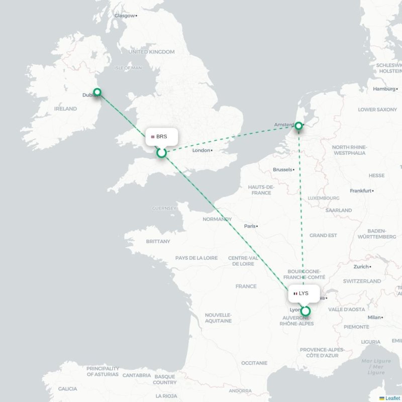 BRS - LYS route map