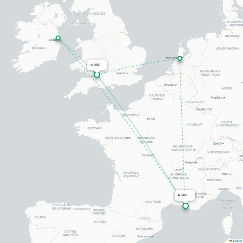BRS - MRS route map
