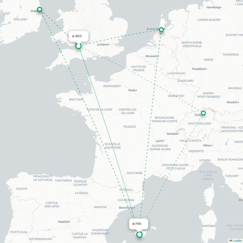 BRS - PMI route map