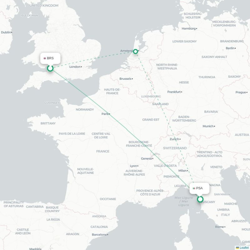 BRS - PSA route map