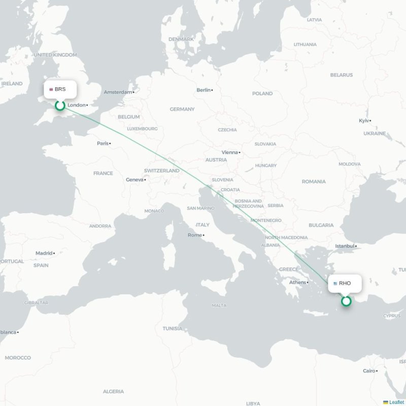 BRS - RHO route map