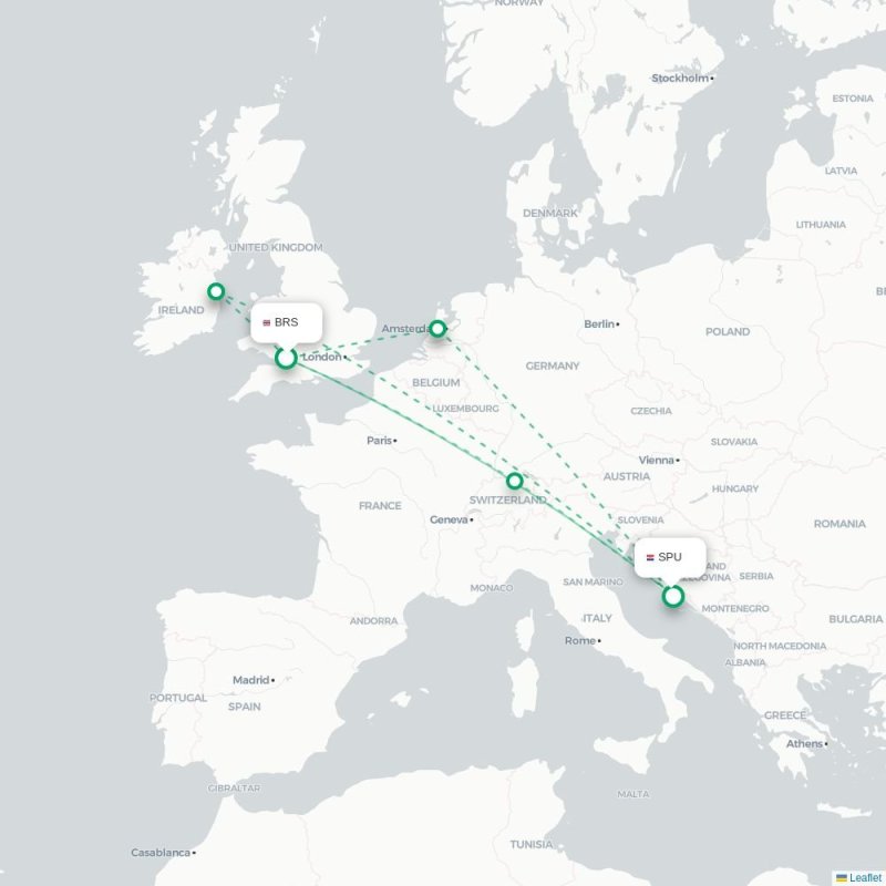 BRS - SPU route map