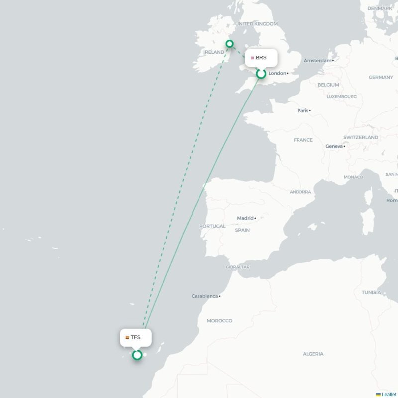 BRS - TFS route map