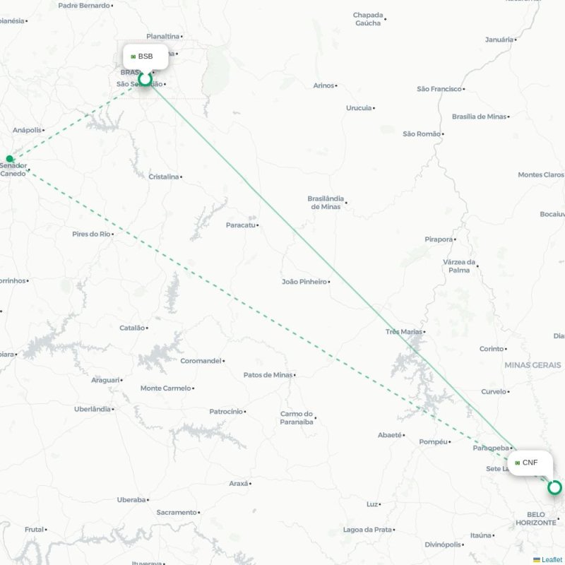 BSB - CNF route map