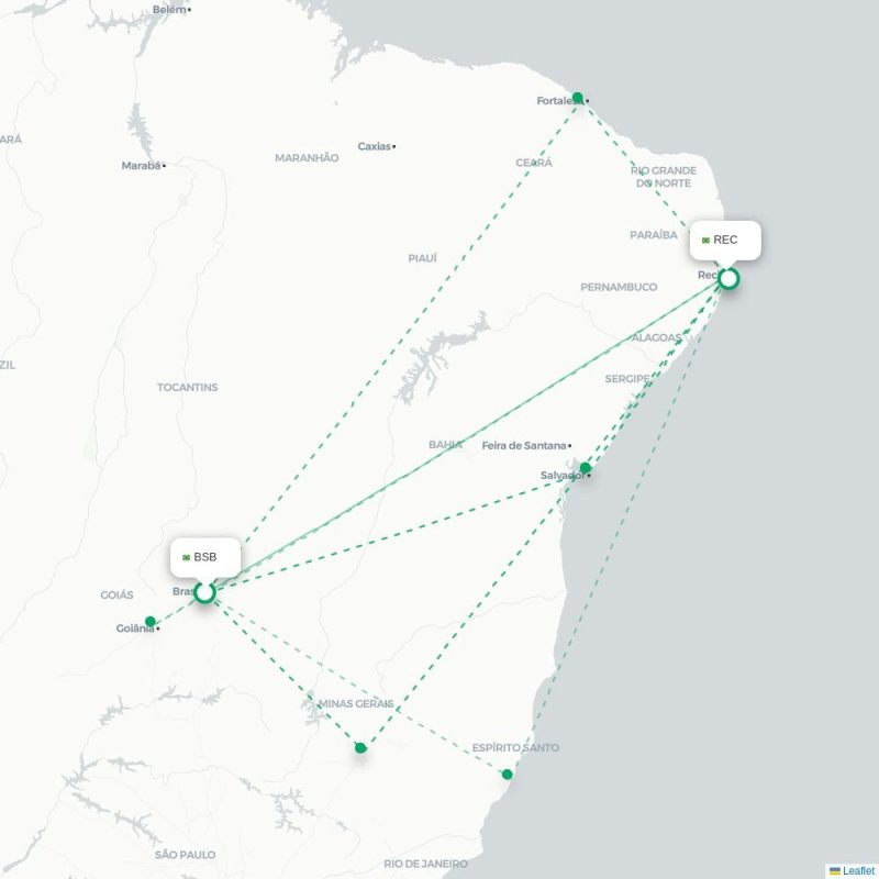 BSB - REC route map