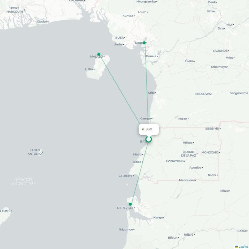 BSG - NBN route map