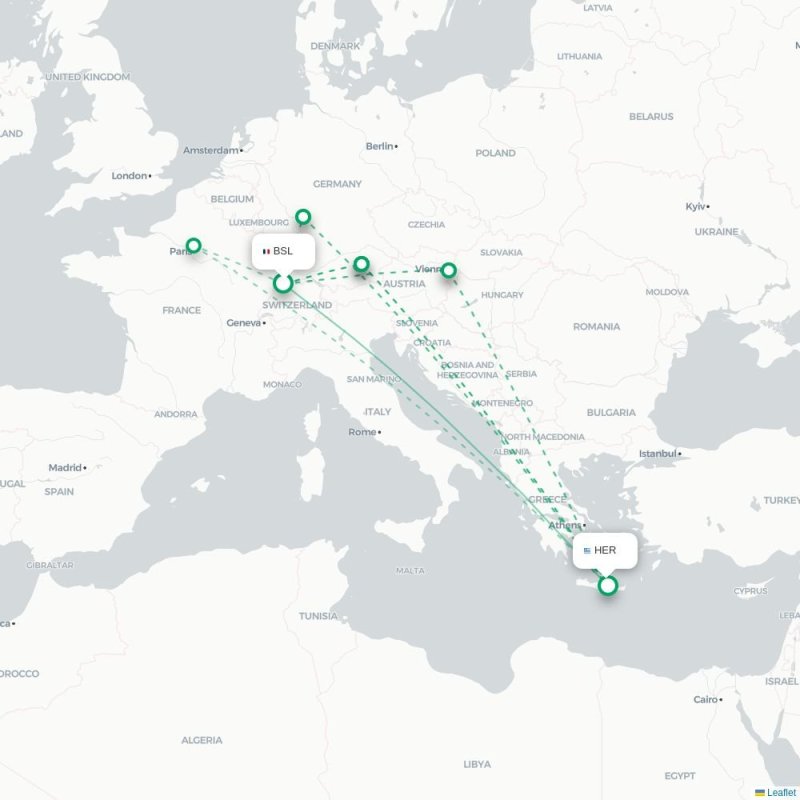 BSL - HER route map
