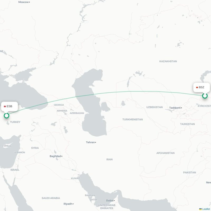 BSZ - ESB route map