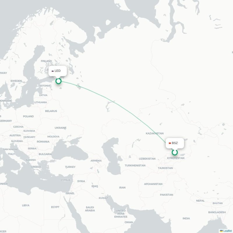 BSZ - LED route map