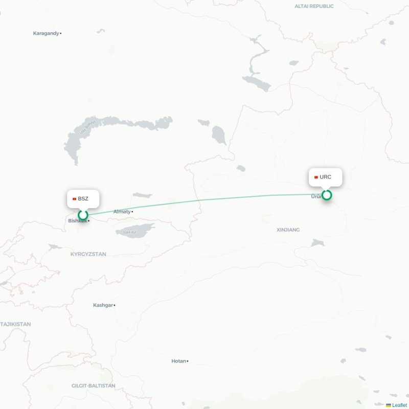 BSZ - URC route map