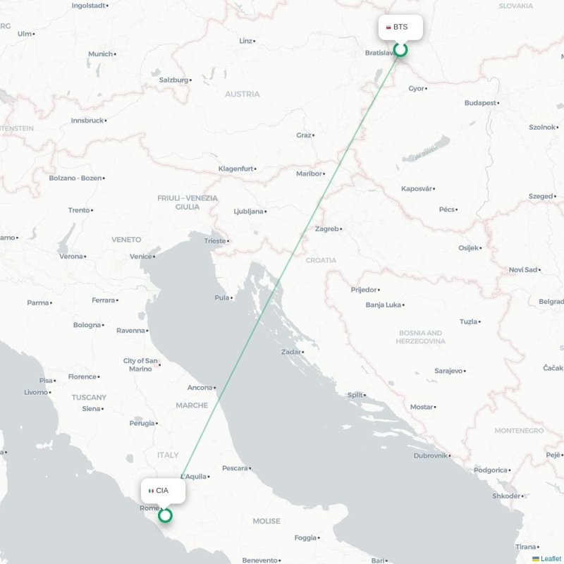 BTS - CIA route map