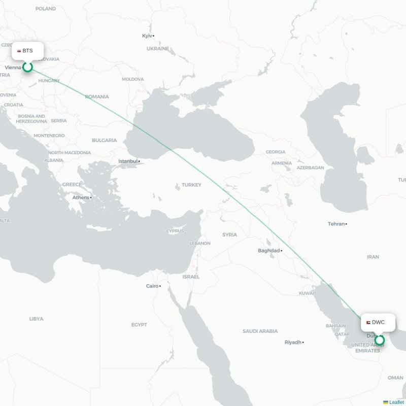 BTS - DWC route map