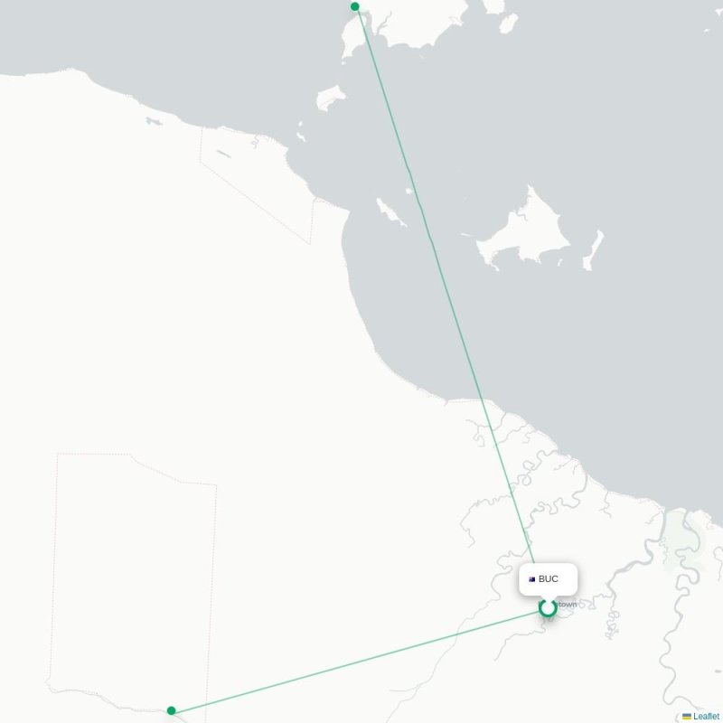 BUC - DMD route map