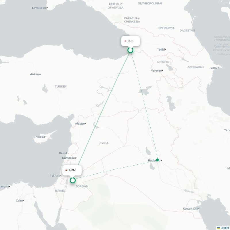 BUS - AMM route map