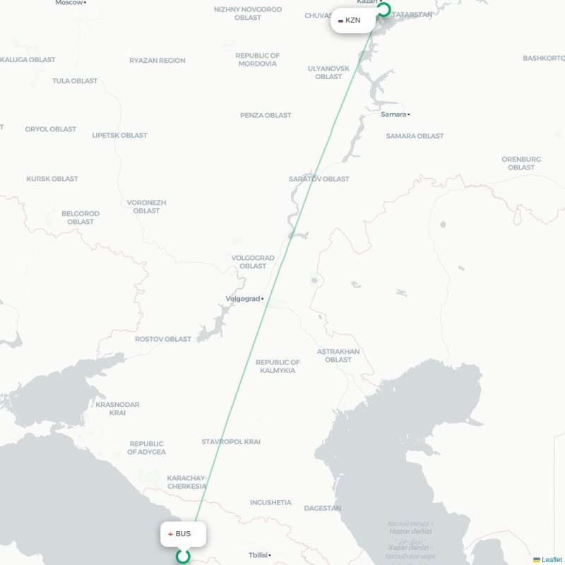 BUS - KZN route map