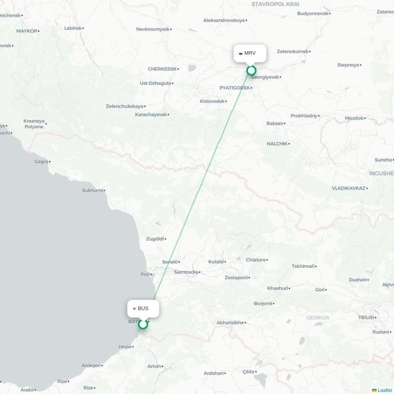 BUS - MRV route map