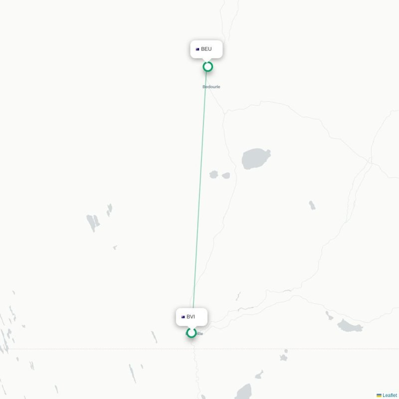 BVI - BEU route map