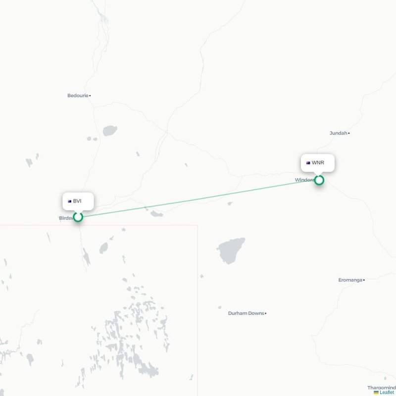 BVI - WNR route map