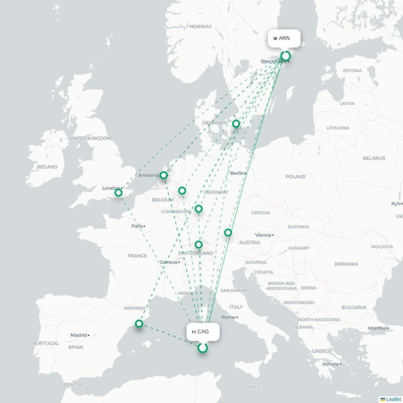 CAG - ARN route map