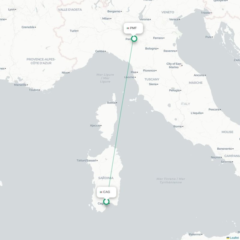 CAG - PMF route map