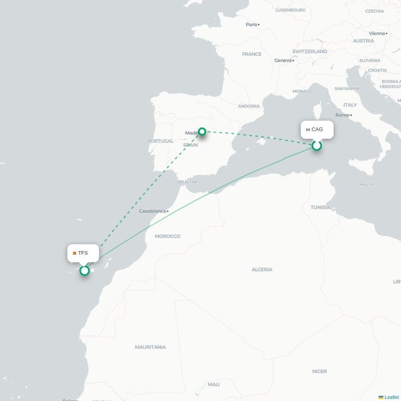CAG - TFS route map