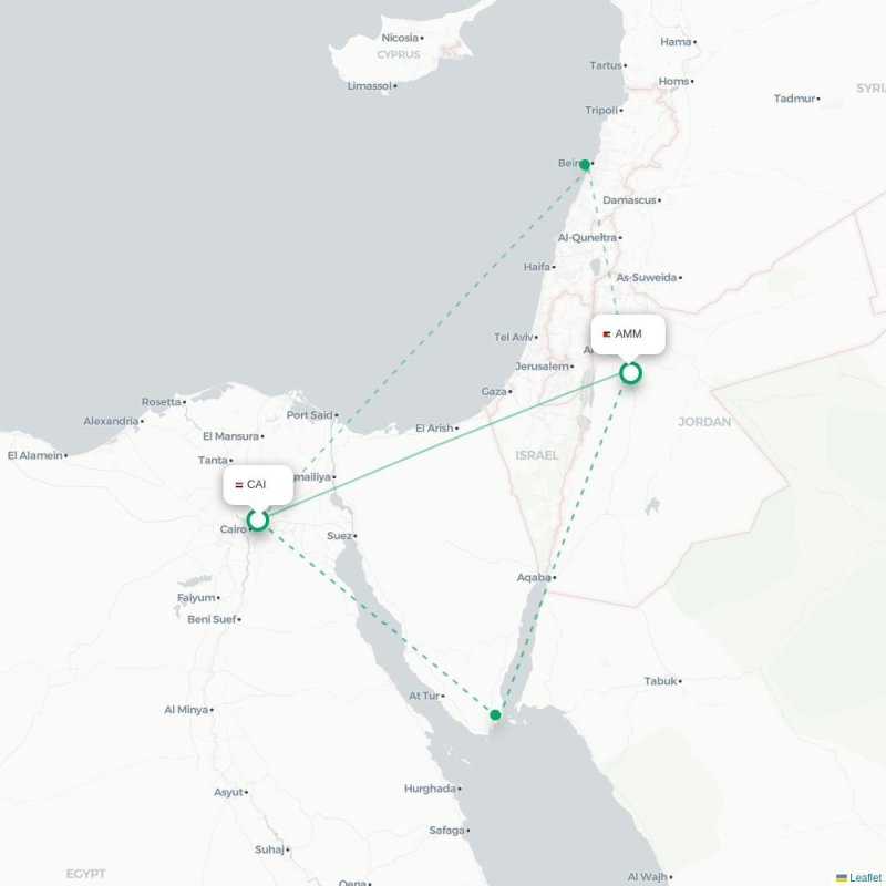 CAI - AMM route map