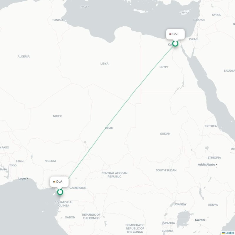 CAI - DLA route map