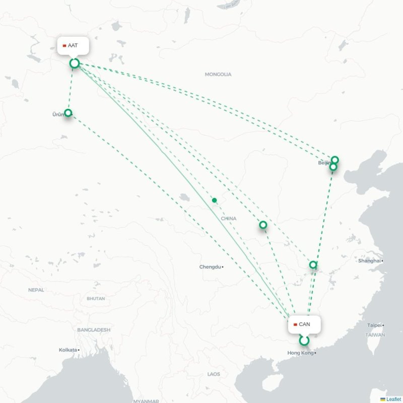 CAN - AAT route map