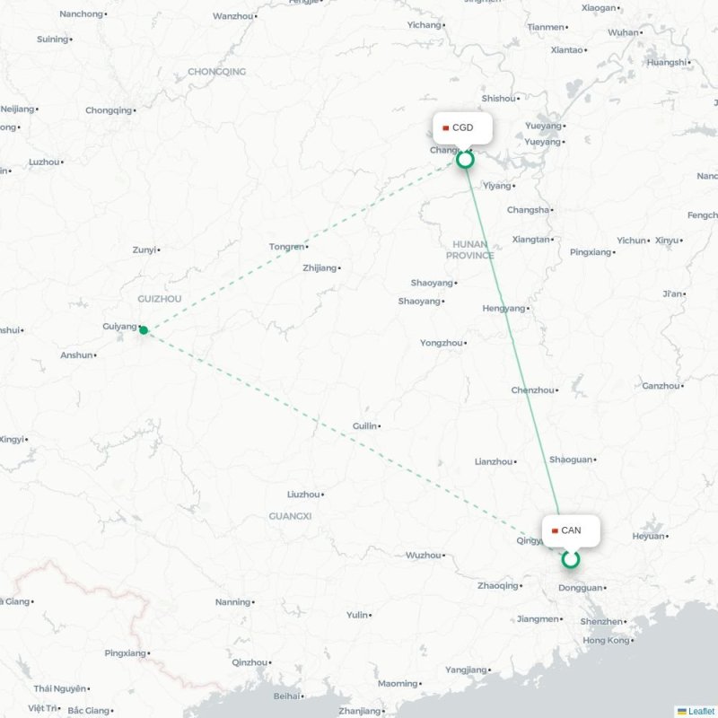 CAN - CGD route map