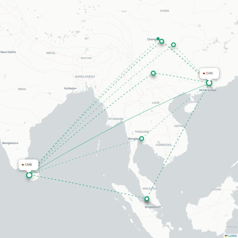 CAN - CMB route map