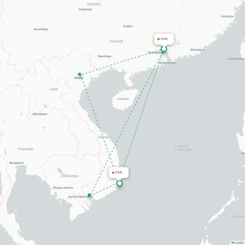 CAN - CXR route map