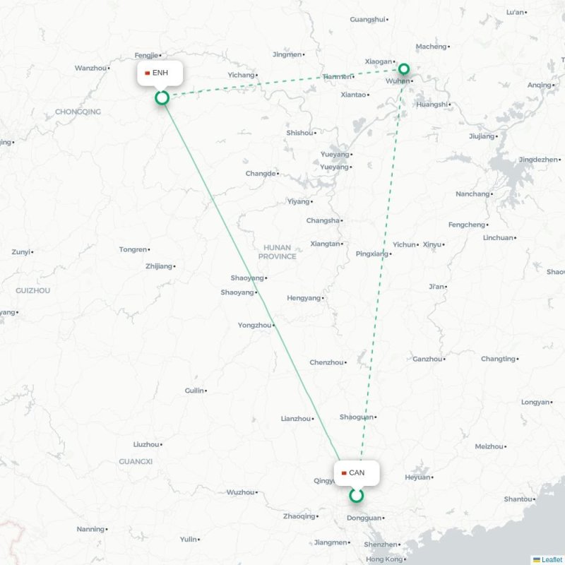 CAN - ENH route map