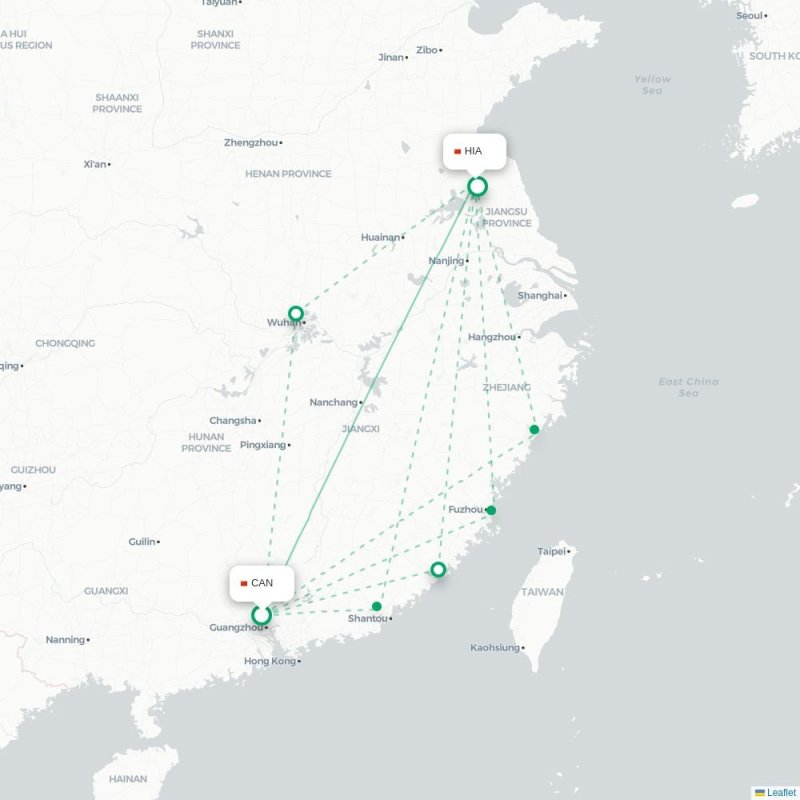 CAN - HIA route map