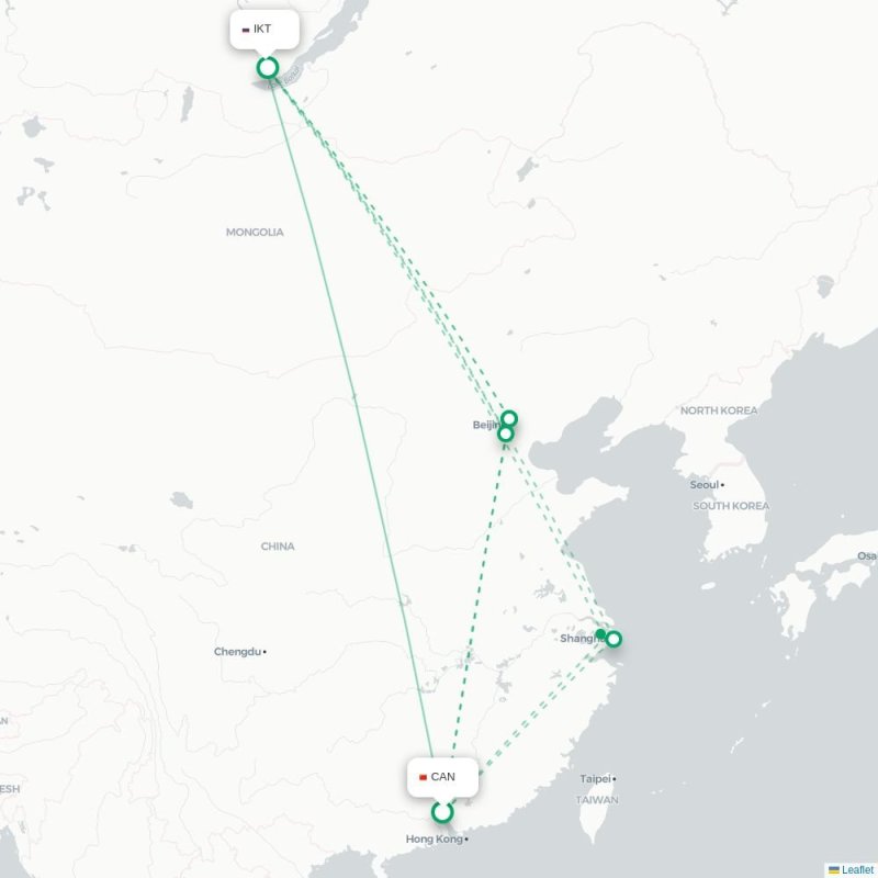 CAN - IKT route map
