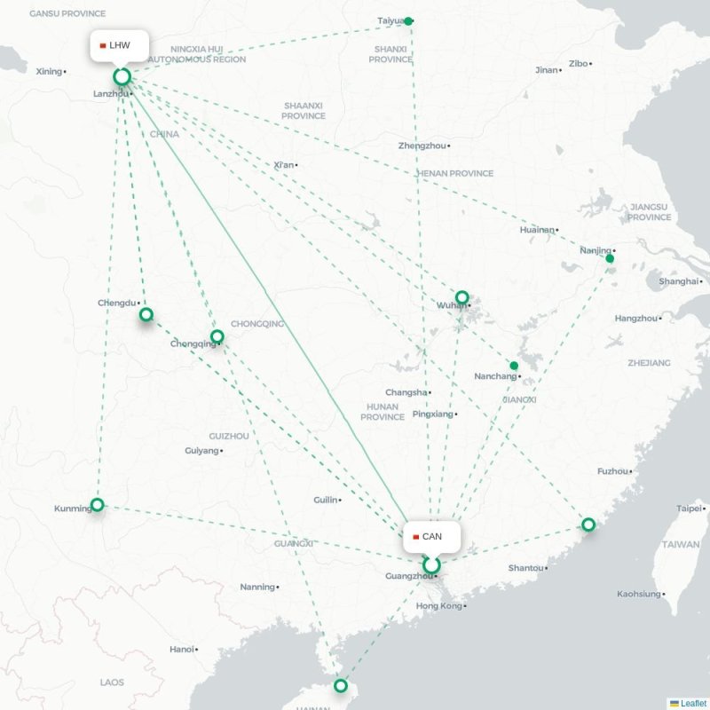 CAN - LHW route map
