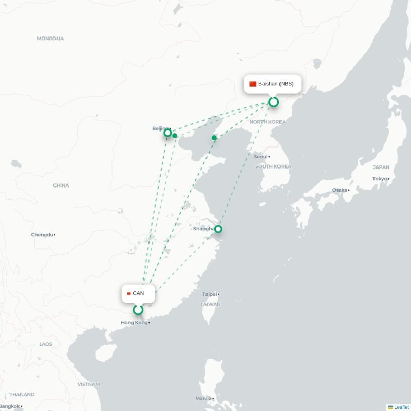 CAN - NBS route map