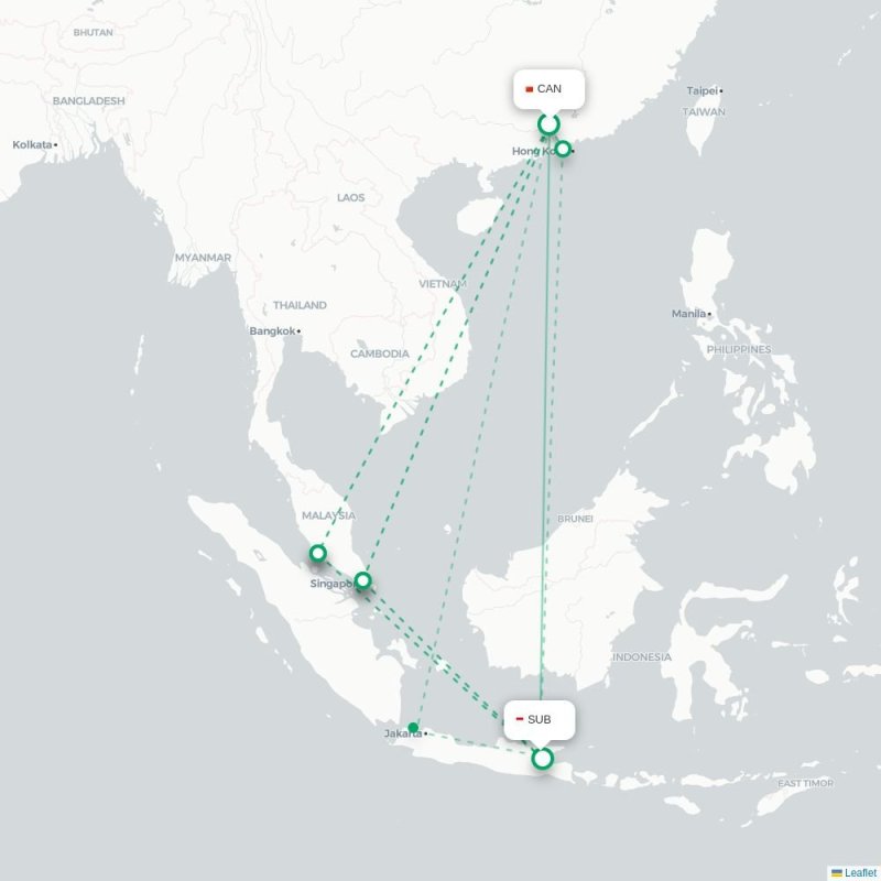 CAN - SUB route map