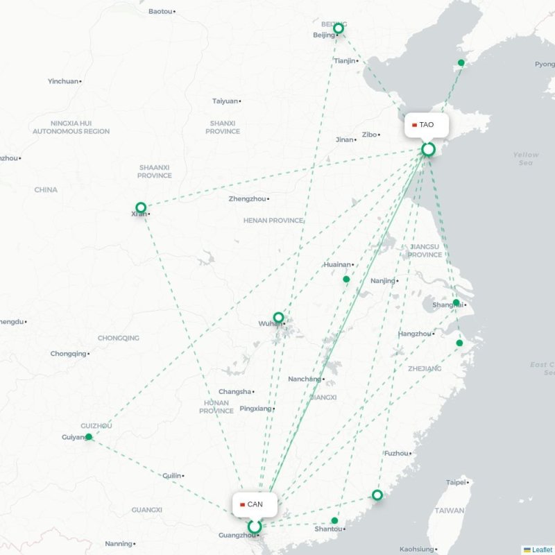 CAN - TAO route map