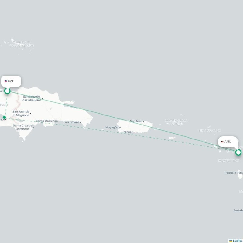 CAP - ANU route map