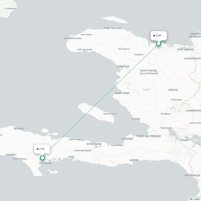 CAP - CYA route map